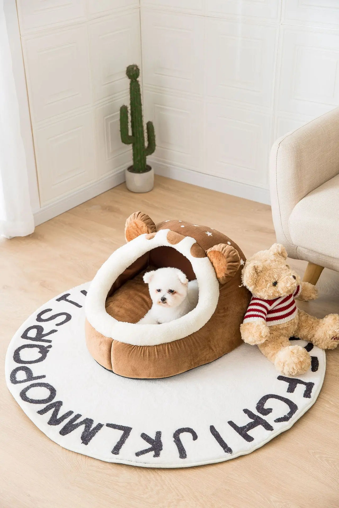 Foldable Pet House, Puppy Kennel Mat for Dogs, Animals, Cats