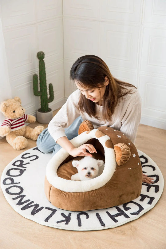 Foldable Pet House, Puppy Kennel Mat for Dogs, Animals, Cats