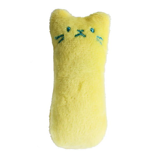 Teeth Grinding Catnip Toys Funny Interactive Plush Cat Toy