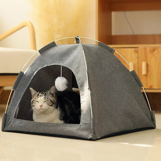Pet Tent Bed Removable Cat Sofa
