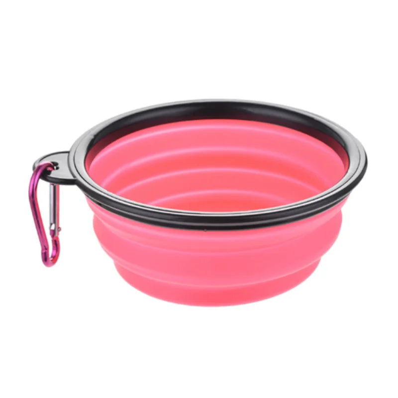 Durable TPR Portable Pet Food Bowl for Cats And Dogs Silicone