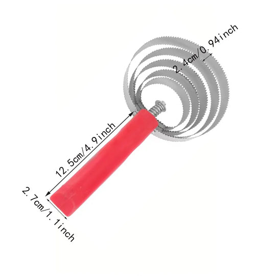 Ring-shaped Curved Tooth Comb Horse Grooming Brush
