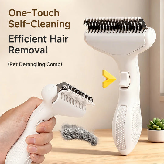 Pet Knot Comb, Cat and Dog Grooming Brush, Long and Short Haired Pet Skin Friendly Hair Removal Tool