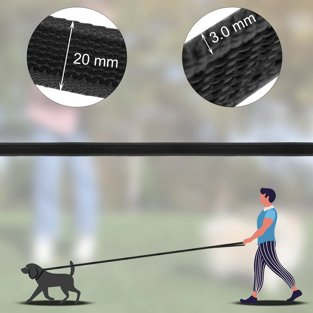 Medium Small Long Dog Leash Latex Silk Easy and Convenient Training