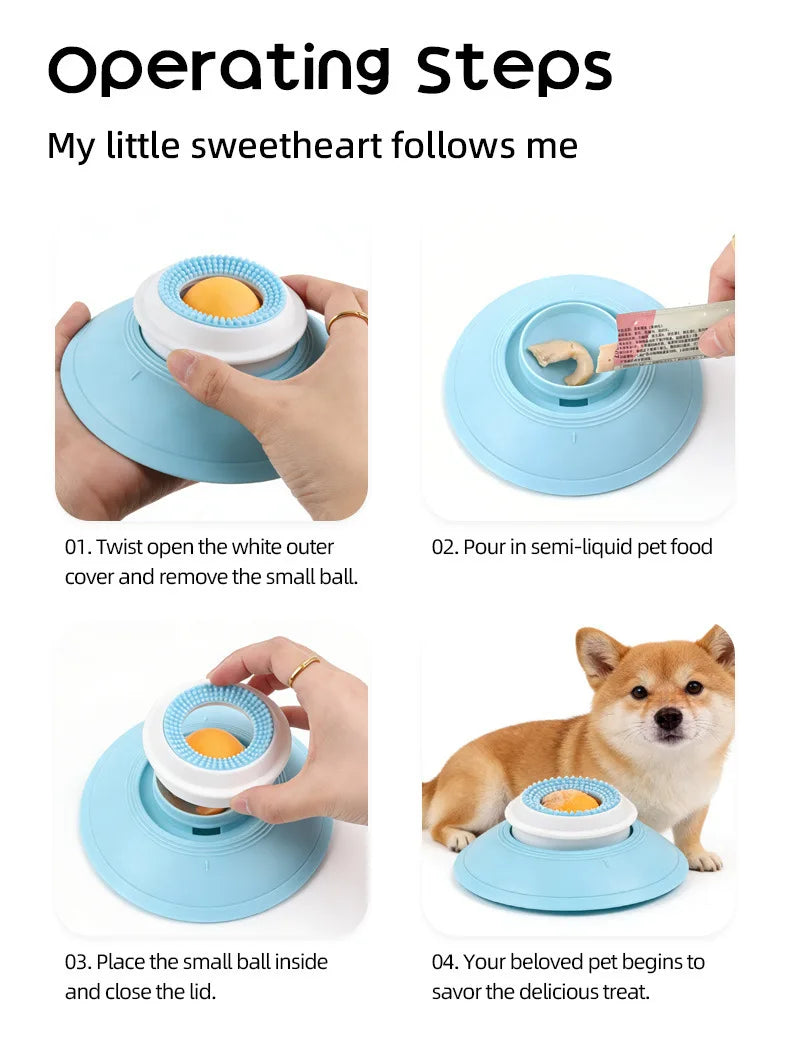 Pets Lick Toys Tray Interactive Dog Toys Slow Feeder Food Dispenser For Puppy Training Enrichment Cat Feeding Crate Pet Supplies