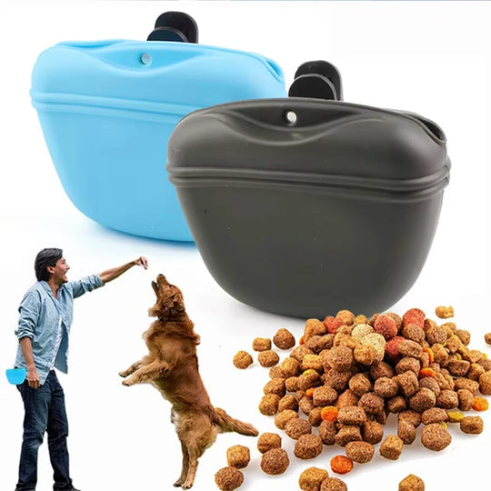 Pet Feeding Bag Outdoor Training Dog Food pocket portable Silicone