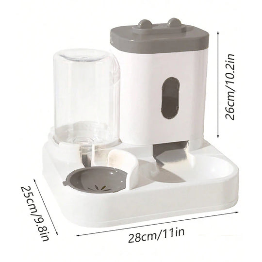 Dog Cat Standing rabbit ear feeder Water feeder Pet food set