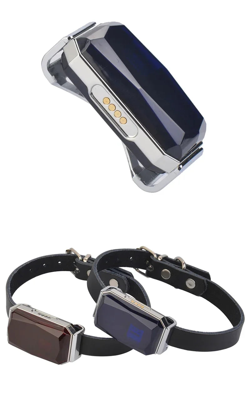 Pet Collar Mini GPS Tracker, GSM Wifi LBS Anti-lost Tracker Pet Location Collar IP67 Waterproof for Pet Dog Cat Sheep Tracking
