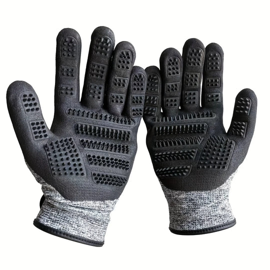 Horse Grooming Gloves Shedding Brush Pet Hair Remover