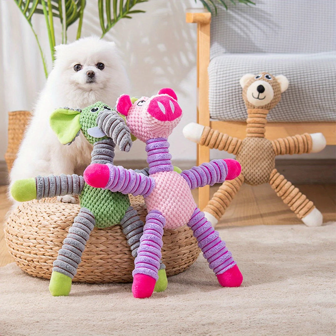 Plush Dog Toy, Cute Stuffed Animal Toy for Small Medium Dogs