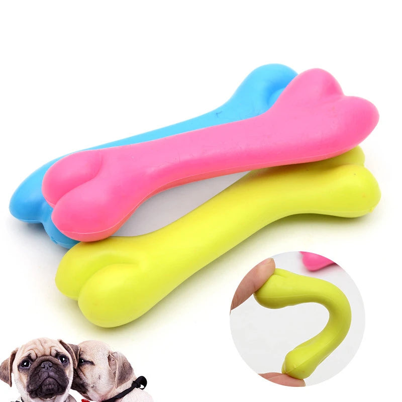 Pet Toys for Small Dogs Rubber Resistance To Bite Dog Toy Teeth Cleaning