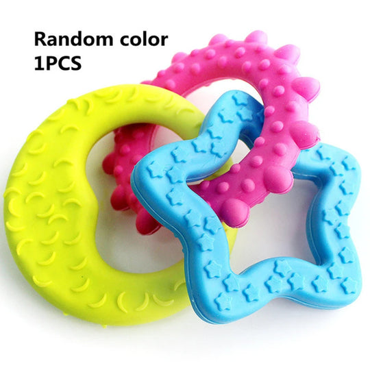 Pet Toys for Small Dogs Rubber Resistance To Bite Dog Toy Teeth Cleaning