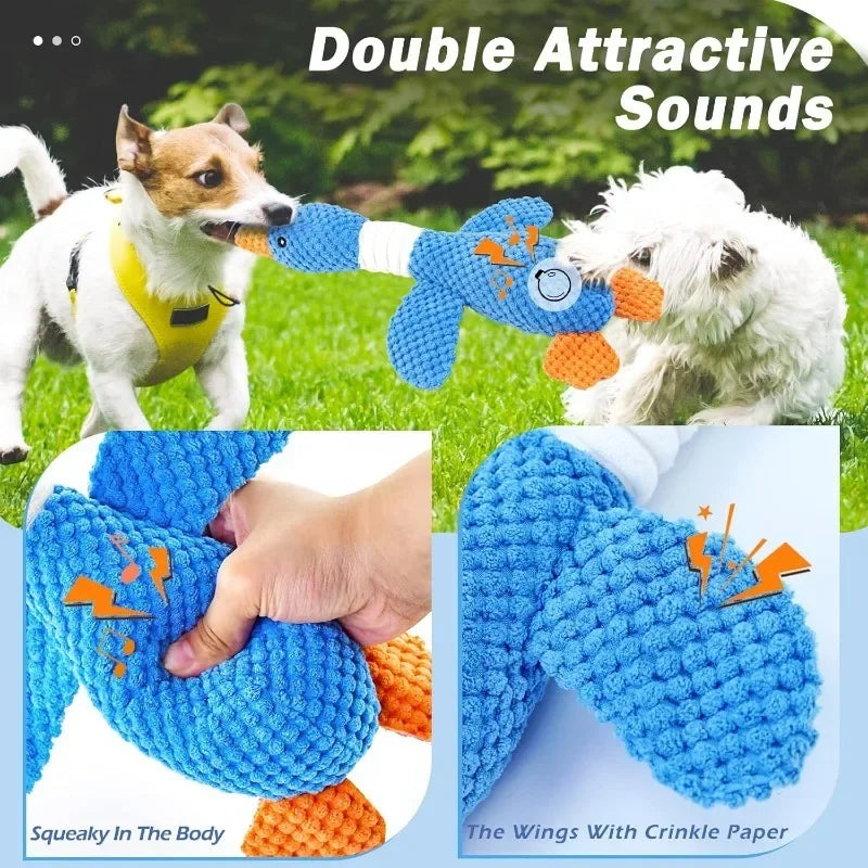 Chew Toy Bite Resistant Teeth Cleaning Interactive Stuffed Molar Pet Play Toys