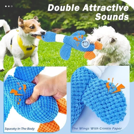 Chew Toy Bite Resistant Teeth Cleaning Interactive Stuffed Molar Pet Play Toys