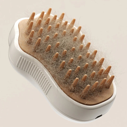 Steamy Pet Dog Brush Cat Steam Brush Electric Spray