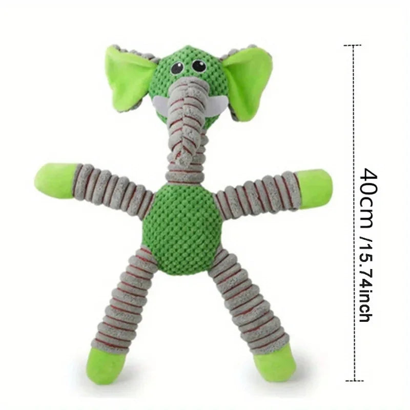 Plush Dog Toy, Cute Stuffed Animal Toy for Small Medium Dogs