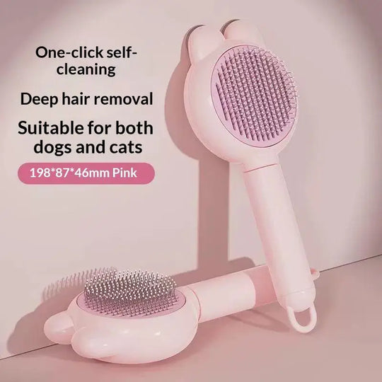 Pet Dog Brush Cat Comb Self Cleaning Pet Hair Remover
