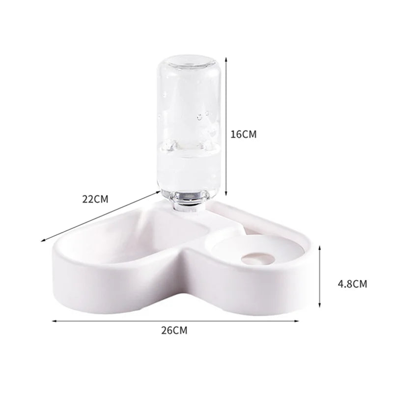 New Automatic Double Set Suitable for Cats and Dogs Drinking Pet Bowl Moisture-proof