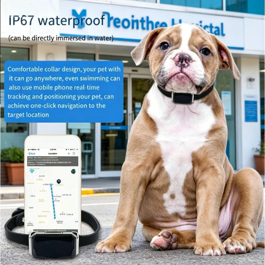 GPS Pet Tracker IP67 Waterproof Pet Locator for Dog Cat Pet