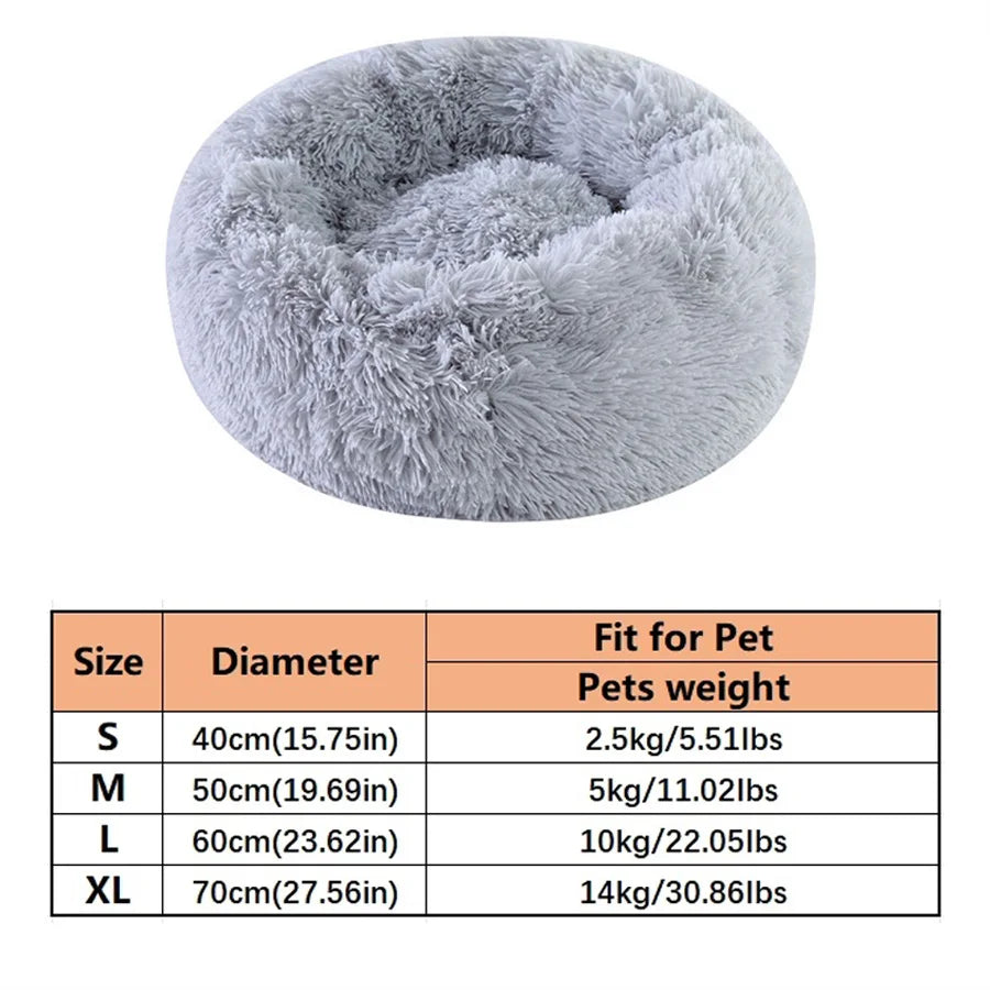 Soft Pet Cat Bed Pad Plush Warm Faux Fur D