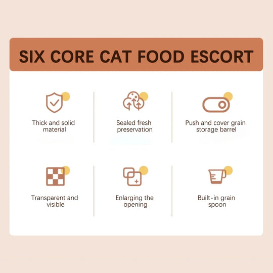 Food Barrel Storage Dry Food Bin Capacity Storage For Dog and Cats