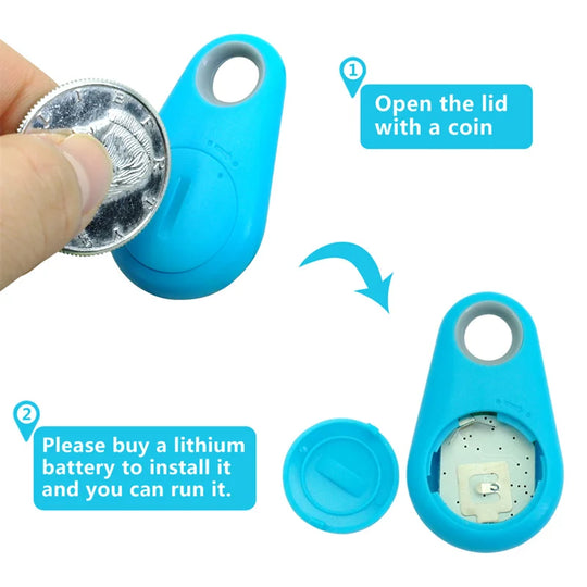 Pet Smart GPS Tracker Mini Anti-Lost Bluetooth Locator Tracer