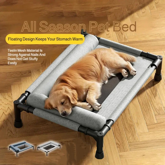 Elevated Pet Bed for Dogs & Cats Durable Breathable