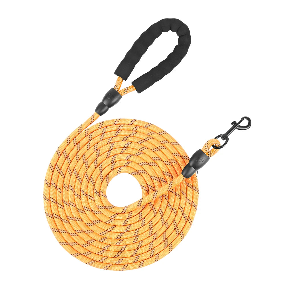 Long Dogs Training Leash for Walking Heavy Duty Nylon Leash for Agility Training