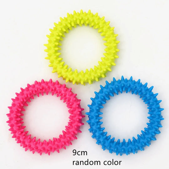 Pet Toys for Small Dogs Rubber Resistance To Bite Dog Toy Teeth Cleaning