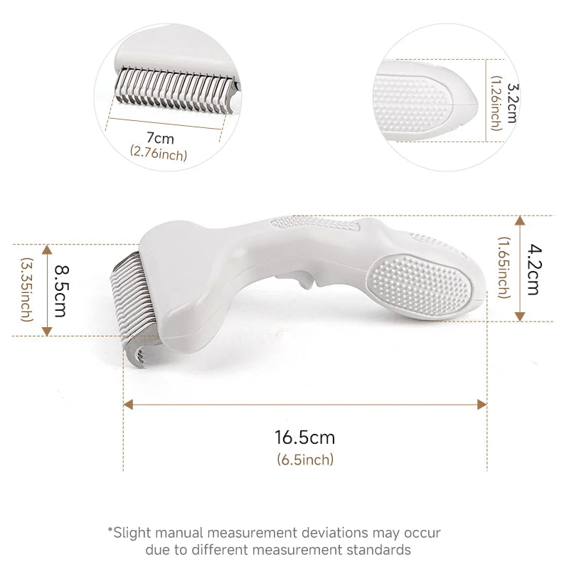 Pet Knot Comb, Cat and Dog Grooming Brush, Long and Short Haired Pet Skin Friendly Hair Removal Tool