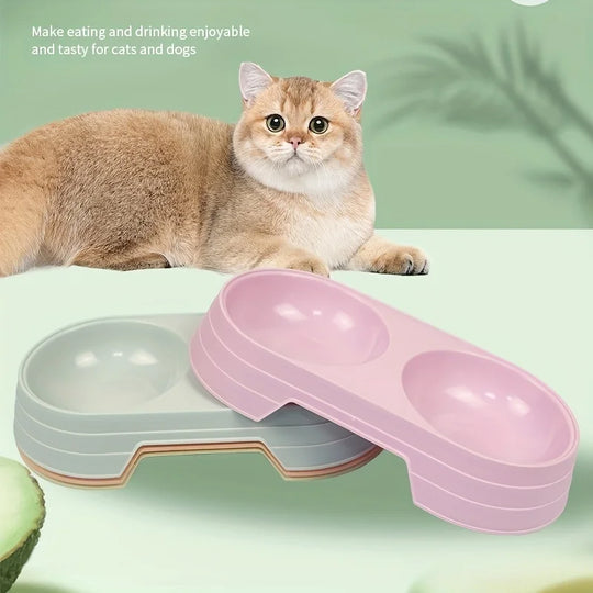 Food Drinking Tray Feeder Cats and Dogs Feeding Pet Supplies Accessories