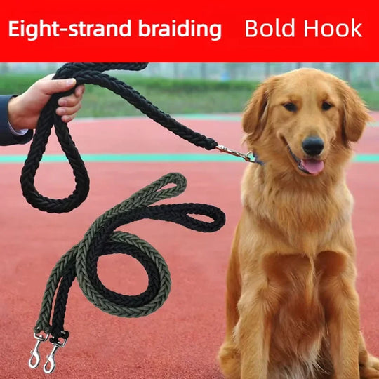 Dog Leash for Efective Training and Comfortable Walking Strong and Durable Braid Suitable for Large Dogs Dog Training Leash