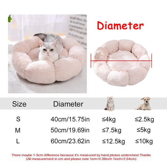 40-90cm 6 Sizes Round Pet Bed for Large Dog Bed