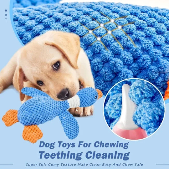 Chew Toy Bite Resistant Teeth Cleaning Interactive Stuffed Molar Pet Play Toys