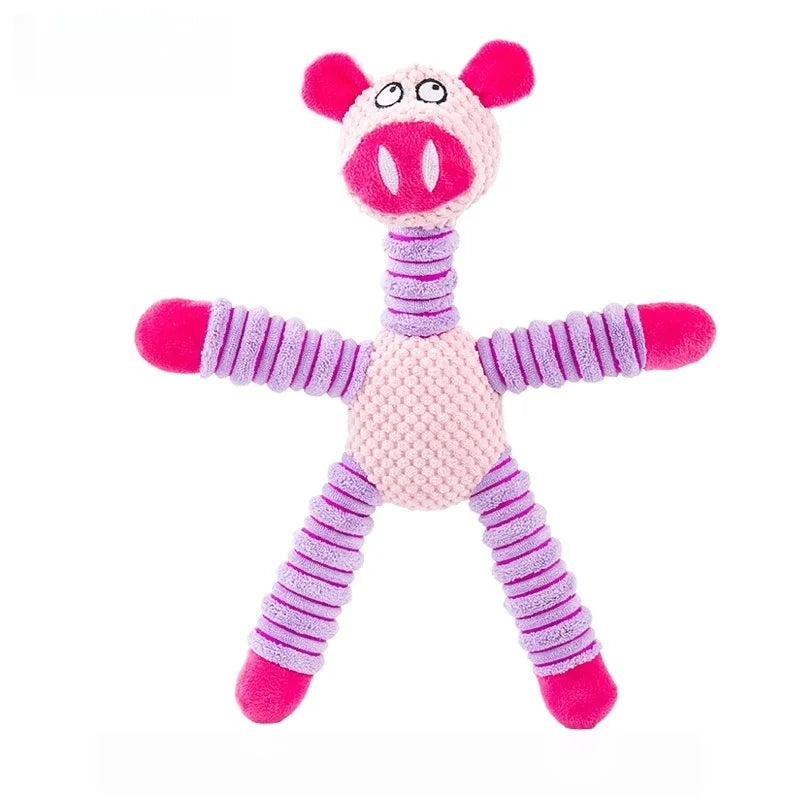 Plush Dog Toy, Cute Stuffed Animal Toy for Small Medium Dogs