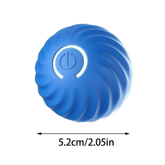 Electronic Interactive Pet Toy Moving Ball USB Automatic Moving Bouncing for Puppy
