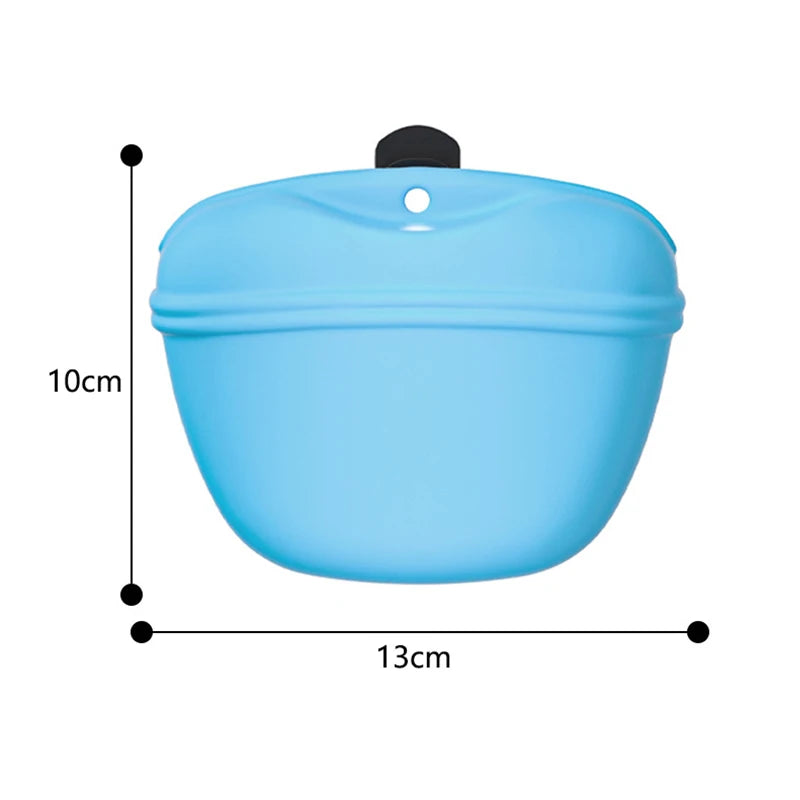 Pet Feeding Bag Outdoor Training Dog Food pocket portable Silicone