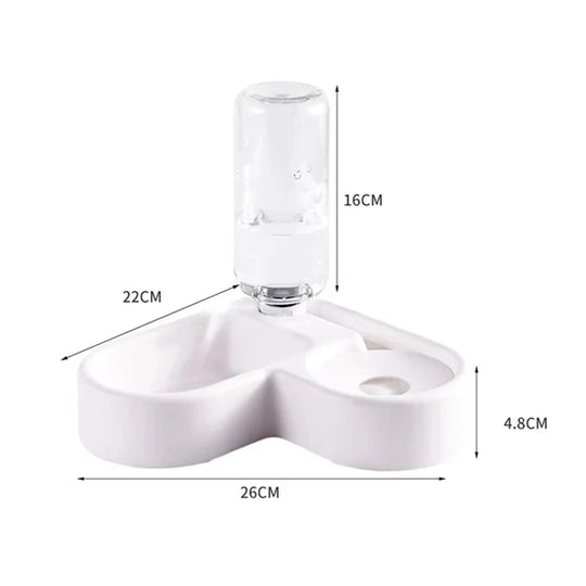 New Automatic Double Set Suitable for Cats and Dogs Drinking Pet Bowl Moisture-proof
