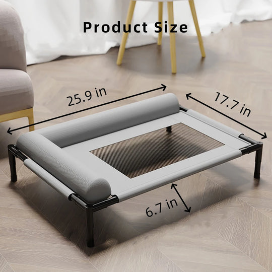 Elevated Pet Bed for Dogs & Cats Durable Breathable