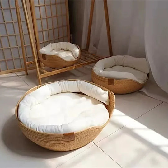 Nest Baskets Waterproof Removable Cushion Sleeping Bag Pet Bed