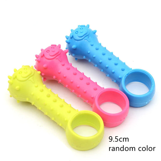 Pet Toys for Small Dogs Rubber Resistance To Bite Dog Toy Teeth Cleaning