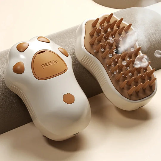 Steamy Pet Dog Brush Cat Steam Brush Electric Spray