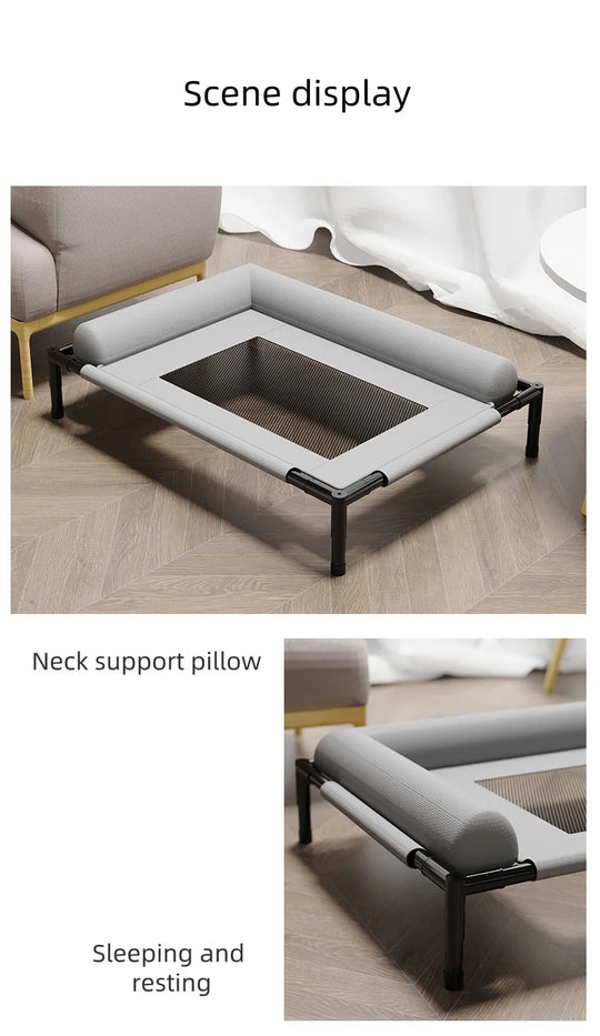Elevated Pet Bed for Dogs & Cats Durable Breathable