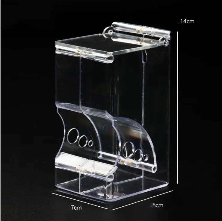 Pet Hamster Rabbit Squirrel Food Dispenser Feeder Plastic