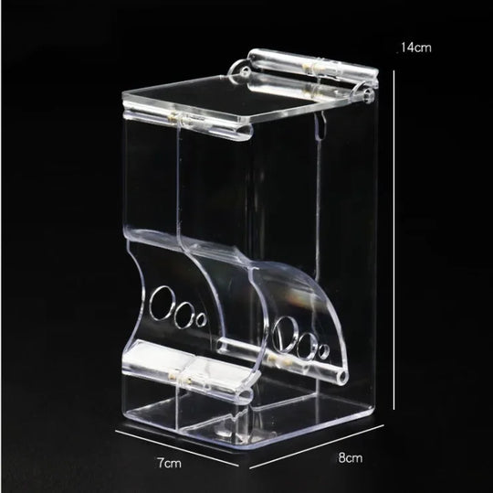 Pet Hamster Rabbit Squirrel Food Dispenser Feeder Plastic