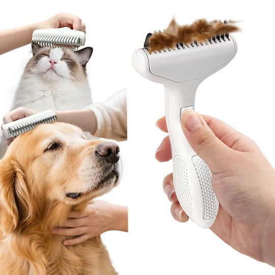 Pet Knot Comb, Cat and Dog Grooming Brush, Long and Short Haired Pet Skin Friendly Hair Removal Tool