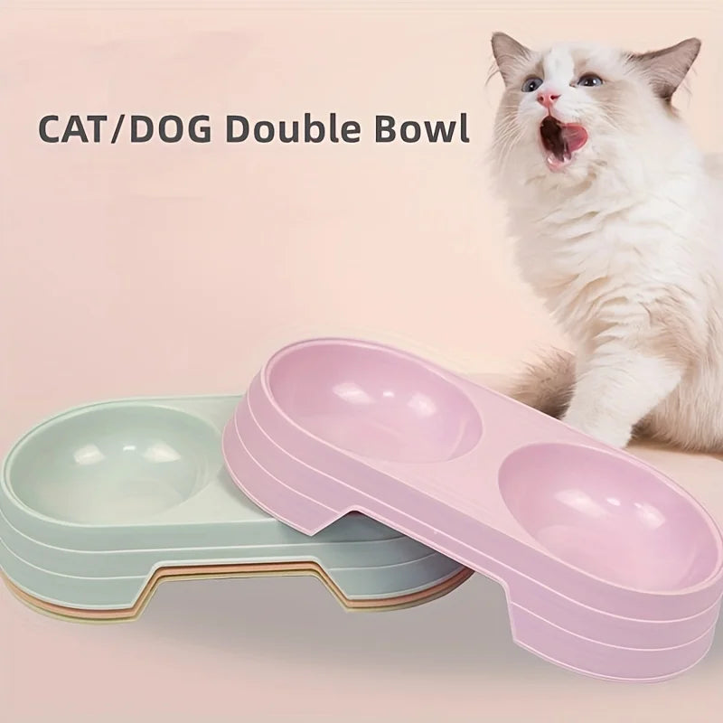 Food Drinking Tray Feeder Cats and Dogs Feeding Pet Supplies Accessories