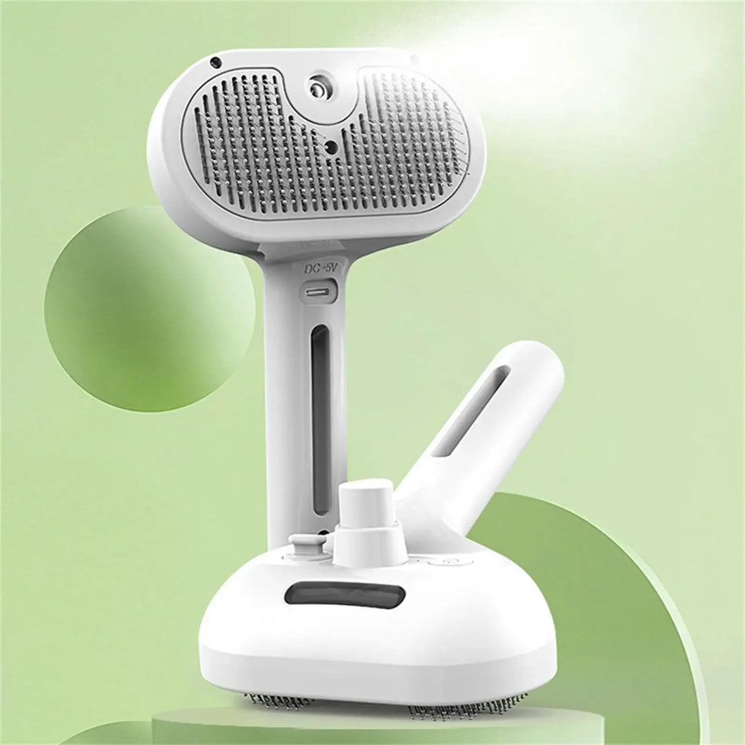 Steamy Dog Brush Electric Spray Cat Hair Brush 3 in1