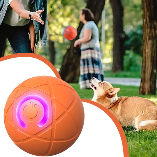 Pet Toy Ball Electric Interactive Game Gravity Sensor Smart Jumping Rolling Ball Automatic Moving Puppy Cat Entertainment Toys