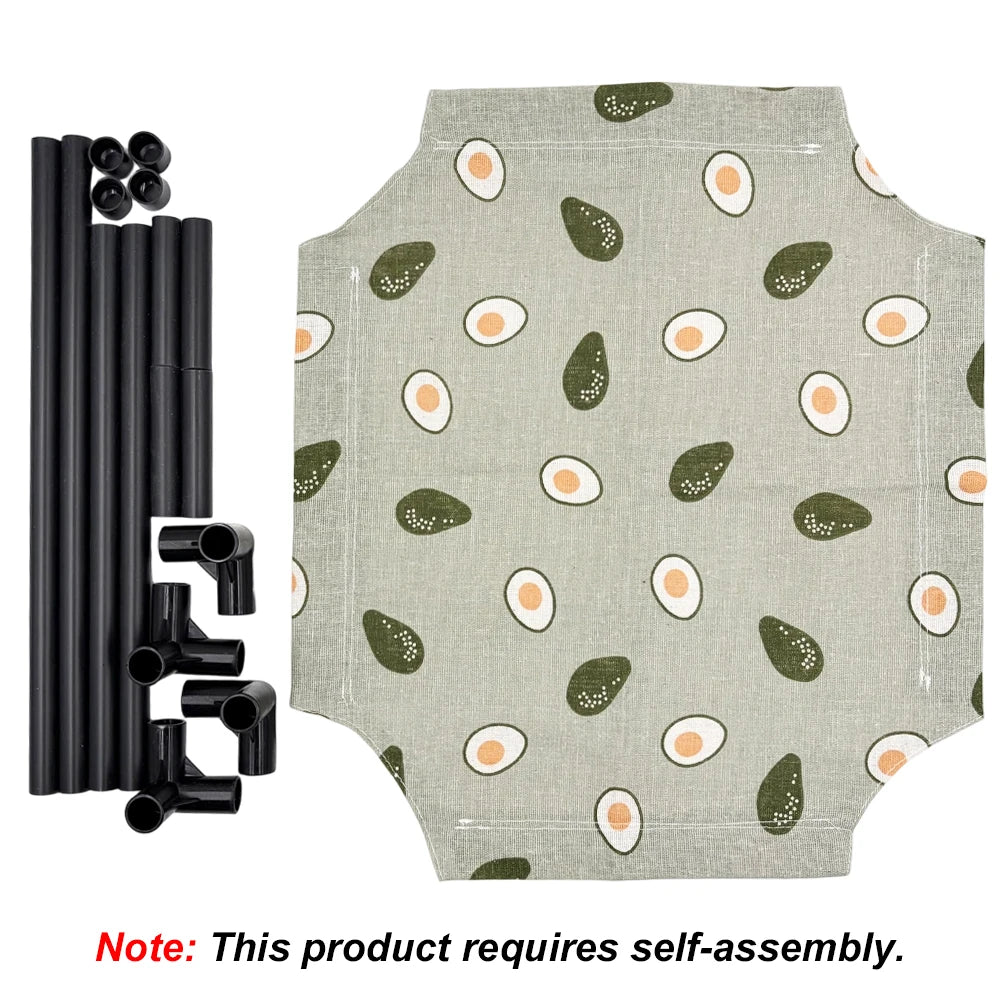 1PC Elevated Pet Bed Raised Small Animal Bed Breathable Washable